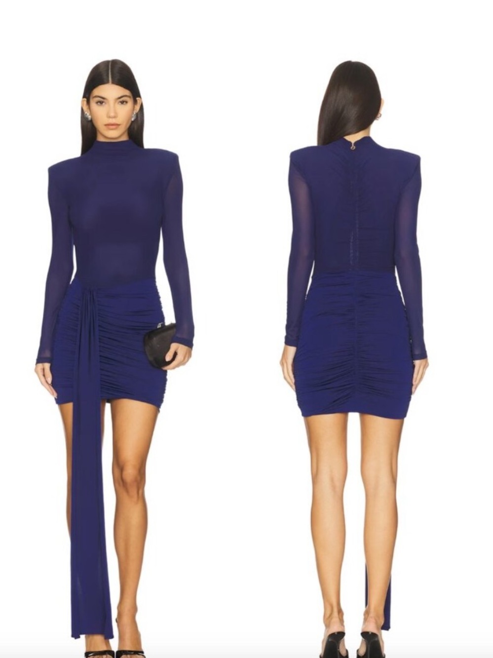 Nookie Enigma Mini Dress in Navy